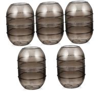 CALLARON 5 Piezas Taza para Tinte de Cabello con Doble Escala Batidor de Crema Colorante para Peluquería y Diy Resistente y Reutilizable para Salón y Hogar