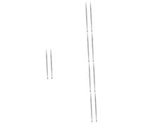 CALLARON 5 Series Detector Auricular Chapado Detección Punta De Prueba Pluma De Acupresión Del Oído Bolígrafo Sonda De Punto De Silver Inoxidable 2 Piezas X 5