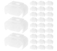 CALLARON 50 Abrazaderas de Nylon para Mangueras de Freno de Coche, Clip de Tubo Automotriz de 2 Agujeros, Resistente a Altas Temperaturas, Kit de Fijación para Líneas y Cables, 50 Piezas