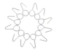 CALLARON 50 Ganchos Metálicos Tipo S para Fundas de Asiento de Coche, Tamaño Pequeño 1.5x28 Mm, Paquete de 50 Piezas, Colgadores para Cojines y Tapicería de Vehículo, Fijación Segura y Uso