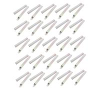 CALLARON 50 piezas Cajas para Brillo Labial y Lápiz Labial Resistentes y Decorativas para Almacenamiento Cosmético Portátil para Barras y Perfumes Pequeños de Unidades Plateadas