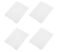 CALLARON 50 Unidades de Tiras Absorbentes para Gorra de Color Blanco, Almohadillas de Papel Transpirables y Absorbentes para Protección contra Sudor en Entrenamientos Militares