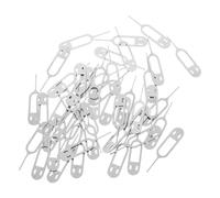 CALLARON 50 Unidades Pin para Tarjeta Sim de Acero Inoxidable Diseño de Aguja Extendida de 12mm, Herramienta de Expulsión Fácil y Compatible para Extraer Tarjetas Atascadas