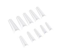 CALLARON 500 Piezas Salón Spikes Películas falsas pegatinas uñas pegatina uñas accesorios de manicura consejos para practicar las uñas paleta de puntas de uñas