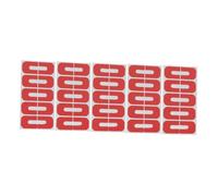 CALLARON 50piezas Pegatinas De Esmalte De Uñas Desechables Herramienta De Manicura Antidesbordamiento Para Casa Accesorio Esencial Para Cuidado De Uñas