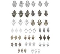 CALLARON 51 Piezas de Colgantes DIY de Aleación Diseño Retro de Ojo Demoníaco y Mano, Accesorios para Joyas, Dijes para Pulseras y Collares, Decoración para Manualidades Estilo Aleatorio