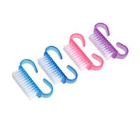 CALLARON 5pieza Cepillo De Uñas Pequeño Unidades Mango Suave Limpiador De Manos Color Al Azar Cepillo Para Fregar Dedos