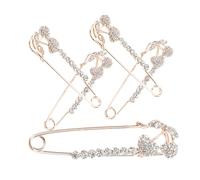 CALLARON 5piezas Broches De Cereza Esmaltados Para Mujeres y Niñas Alfileres De Moda Para Ropa Joyería Bonita y De Cumpleaños Accesorios Para Chal y Sombrero Color Dorado