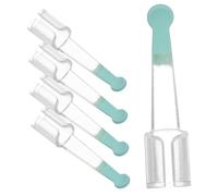 CALLARON 5piezas Cabeza de Cuchara para Oreja Transparente de PC Tapones de Repuesto Accesorios para Limpieza de Oídos Reemplazo para Remover Cerumen Suministros para Cuidado de Oídos