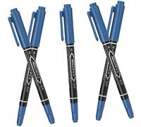 CALLARON 5piezas Rotuladores De Mapeo Para Tatuajes y Cirugía Marcadores De Aceite Para Cejas Resistente Al Agua Herramientas Profesionales Para Estética y Salón Azul