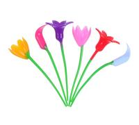 CALLARON 6 Dijes de Silicona Material Silicona para Vino Forma de Flor Color Aleatorio Identificador de Vidrio para Drink Identification Perfectos para Christmas y Party Favors
