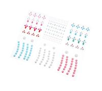 CALLARON 6 Hojas Pegatinas De Gemas Para Cejas Joyas Rostro Decoración De Gemas Para Ojos Maquillaje De Pegatinas