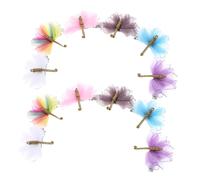 CALLARON 6 Pares horquilla para clips Accesorios para el cabello para niñas Accesorios para el cabello de la chica mini Central de pelo de chicas pequeñas pinzas para el cabello Metal