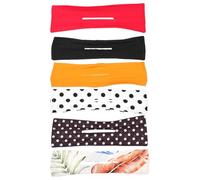 CALLARON 6 Piezas de Accesorios Cabello Mujer, Diademas Elásticas de Tela para Crear Peinados Únicos y Estiramiento, Ideales para Club y Playa