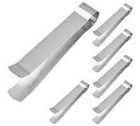 CALLARON 6 Piezas de Pinzas de Acero Inoxidable para Apagar Mechas de Velas, Herramienta Recortadora de Mechas para Velas Aromáticas Pequeñas, Accesorio Duradero Hogar y Decoración