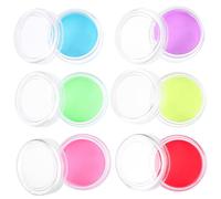 CALLARON 6 Piezas Delineador De Ojos Fluorescente Para Sombras De Ojos Brillantes Colores Surtidos Para Maquillaje De Cosplay Fiestas De Noche