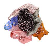 CALLARON 6 Piezas Diademas Floral para Mujer Bandanas Elásticas de Estampado Accesorios de Moda para Ocasiones