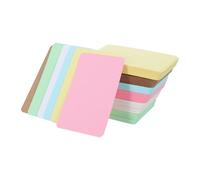 CALLARON 600 Unidades Tarjetas en Papel Artesanal Rectangular para Escribir Mensajes Personalizables y Revisión Portátil para Actividades en Aula para Estudiantes