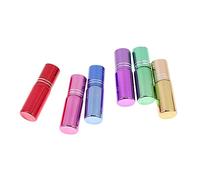 CALLARON 6piezas Botellas De Perfume De Vidrio Recargables Contenedores De De Aceite Botellas De Rodillo Prácticas para Diseño Elegante y Funcional