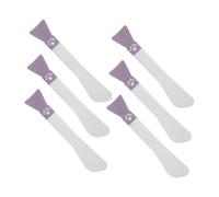 CALLARON 6piezas Cepillo De Doble Para De Barro Aplicadores De Silicona Espátula Reutilizable