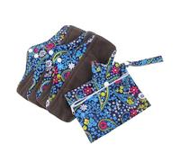 CALLARON 6piezas Compresas Sanitarias De Bambú Reutilizables y Lavables Para Maternidad Postparto Diseño Cómodo