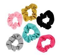 CALLARON 6piezas Cuerdas Cabello Gomas Elásticas Accesorios Para Mujeres Gomillas Pelo Mujer Anillos Cabello