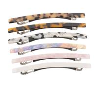 CALLARON 6piezas Horquillas Diseño de Mármol de Pinzas Cabello para Mujeres y Niñas Color Carey Real Leche Color Aleatorio
