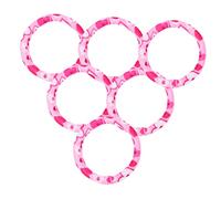 CALLARON 6piezas Lazos Pelo Elásticos Bonitos Para Mujer y Niña Bandas Cabello Cuerda Cabello Accesorio Pelo Para Diario