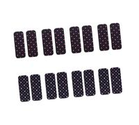 CALLARON 8 Pares etiqueta engomada de la franja del pelo explosión de pelo pegatinas estilo Bangs Central pinzas para el cabello portavoz