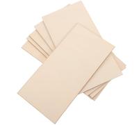 CALLARON 8 Piezas de Tablas Rectangulares de Madera Contrachapada sin Terminar 10x20 Cm para Manualidades, Pintura y Proyectos Diy, Láminas de Madera en Blanco Resistentes para