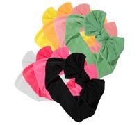 CALLARON 8 Piezas diadema con orejas de conejo capó pequeño Venda arco accesorios para el cabello de diademas con lazos para niñas diadema infantil con lazo