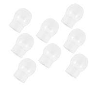 CALLARON 8 Piezas Para Los Accesorios Espuma Nombre Enchufe De Oído Diafragma Reemplazo Consejos Moldeable Canal Almohadillas Doctores Gel De Sílice Transparent