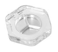 CALLARON 8piezas Paletas De Sombras De Ojos Hexagonales Vacías Estuches Para Rubor y Iluminador Para Maquillaje De Viaje y Organización De Cosméticos