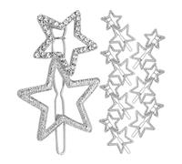 CALLARON 8piezas Pinzas Cabello Estrellas de Brillante Decorativas Bonitas Accesorios Cabello para Mujeres Horquillas de Estrella para Bodas
