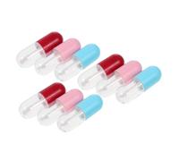 CALLARON 9 Piezas Tubos de Brillo Labial Compactos y Redondos para Hacer Tú Mismo Envase de Tubo de Bálsamo Labial