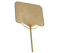 CALLARON Abanico de Papel Chino Cuadrado Mango de Bambú Abanico de Mano Retro Portátil para Verano Ventilador Ligero y Compacto Adecuado para Decoración y Uso Diario