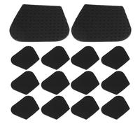 CALLARON Accesorios para Púas de Guitarra en Goma Negra, 32 Empuñaduras Antideslizantes Autoadhesivas para Uso en Púa de Guitarra Eléctrica y Acústica, Suministros Versátiles