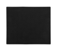 CALLARON Alfombrilla de Secado para Cubiteras - Almohadilla de Silicona Antigoteo de 35,5 X 30,5 Cm - Protector Antideslizante para Encimeras de Bar, Desagüe de Máquinas de Hielo, Servicio de
