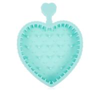 CALLARON Almohadilla De Silicona Para Fregar Conformado Limpiador Almohadilla De Limpieza De Cepillos De Maquillaje Herramienta Almohadillas Estera Light Green Gel De Sílice