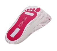 CALLARON Almohadillas Autobronceadoras Adhesivas para Pies Desechables 25 Pares de Cartón Profesional Antideslizante para Bronceado en Aerosol y Belleza en Movimiento