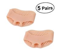 CALLARON Almohadillas De Gel Transpirables 5 Pares Amortiguación Adicional Antideslizantes Para Aliviar El De Pies Uso Diario Calzado Versátil Rosa