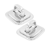 CALLARON Anclaje de Seguridad para Portátiles Base Fija, Cable Antirrobo, 2 Unidades, Adecuado para Oficina y Espacios Públicos