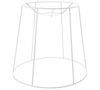 CALLARON Anillo Compatible Casquillo E27 Varios estilos Estructura Resistente de Pantalla de Lámpara de Hierro Blanco Diseño Simple y Funcional Varios estilos para Lámparas Colgantes Mesa
