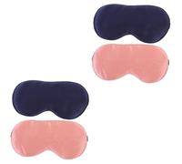 CALLARON Antifaz De Seda Máscara De Apagón Máscara Para Dormir Transpirable s Para Los Ojos Adulto Para Dormir Para s Para 2 Piezas X 4