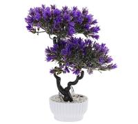 CALLARON Árbol Artificial de Bonsái de Pino Emulado en Plástico, Adorno Decorativo Fácil de Cuidar para Materiales de Banquete y Decoración DIY