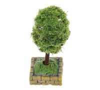 CALLARON Árboles Miniatura de Plantas Artificiales Verdes para Proyectos de Maquetas de Arquitectura y Pueblos Navideños con Instalación Fácil y Diseño Realista de Plástico