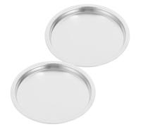 CALLARON Bandejas de Báscula Electrónica de Aluminio, 2 Unidades para Pesaje Preciso de Gemas y Joyas en Comercio Especializado