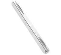 CALLARON Barra de Husillo Cuadrada de Hierro Ranurado 8x8x100 Mm, Husillo Recto para Manija de Puerta de Repuesto, Compatible Manijas de 35-50 Mm, Accesorio para Puertas Interiores