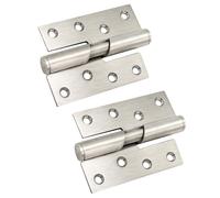 CALLARON Bisagras de Puerta para Muebles y Vestuario Cierre Automático en Acero Inoxidable, Ideales para Puertas de Madera o Metal en Baños y Vestidores, Par Práctico y Ecológico