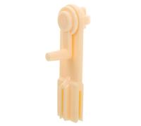 CALLARON Bobinadora Manual de Hilo de Plástico Beige para Bordado y Manualidades, Herramienta Sencilla y Fácil de Usar en Sesiones de Tejido y Viaje